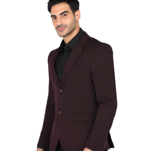 Men Solid Single Breasted Formal Blazer